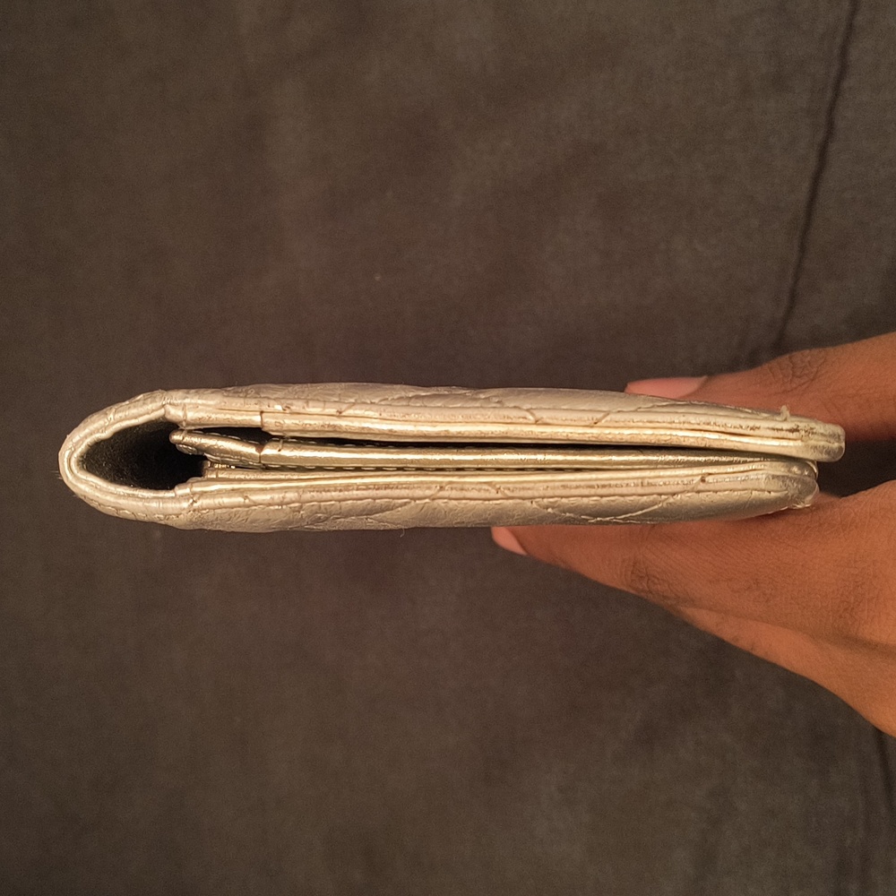 Authentic Chanel Silver Wallet - Picture 12 of 15